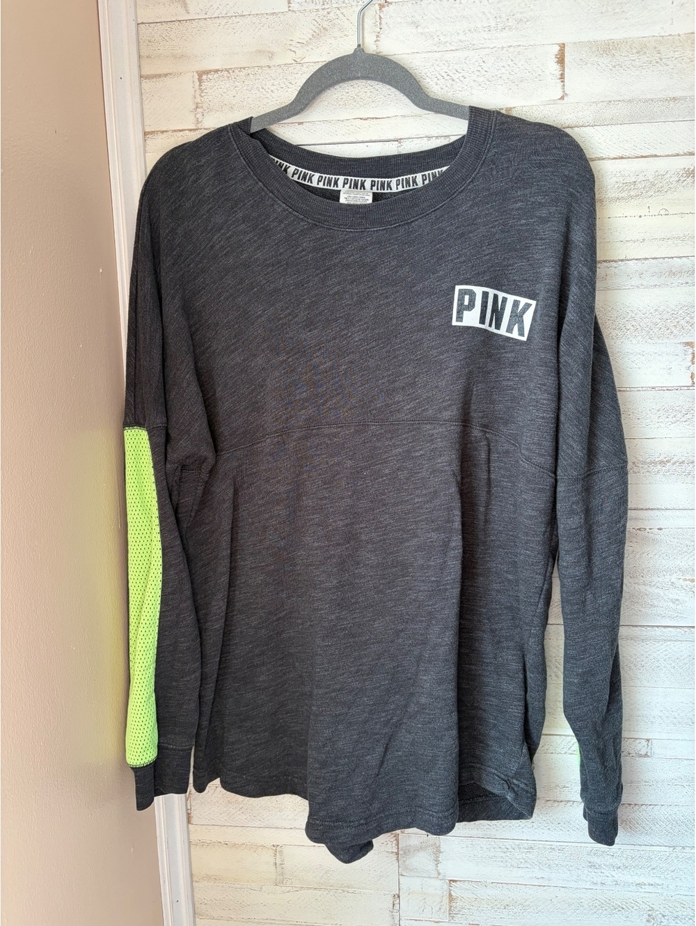 PINK VS Victoria’s Secret large crewneck sweater y2k